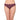 Essential Lace Low Waist Low Coverage Bridal Wear Lace Bikini Panty - Wine