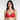 Essential Lace Non Padded Wired Full Cup Bridal Wear Lace Bra Full Support Bra - Red