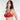 Essential Lace Non Padded Wired Full Cup Bridal Wear Lace Bra Full Support Bra - Red