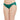 Plush Desire Low Waist Medium Coverage Bridal Wear Lace Bikini Panty - Green