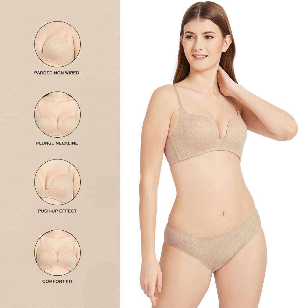 Buy Pack of 6 Non-Padded Non-Wired Bras & Panties Set Online India