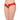 Gaia Low Waist  Medium Coverage Bridal Wear Lace Bikini Panty - Red
