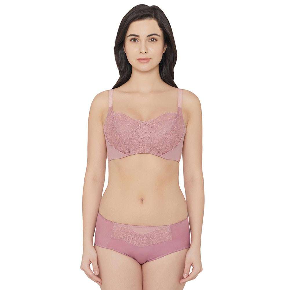 Moselle Mid Waist Medium Coverage Everyday Wear Midi Panty - Purple