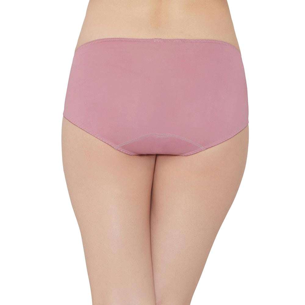 Moselle Mid Waist Medium Coverage Everyday Wear Midi Panty - Purple