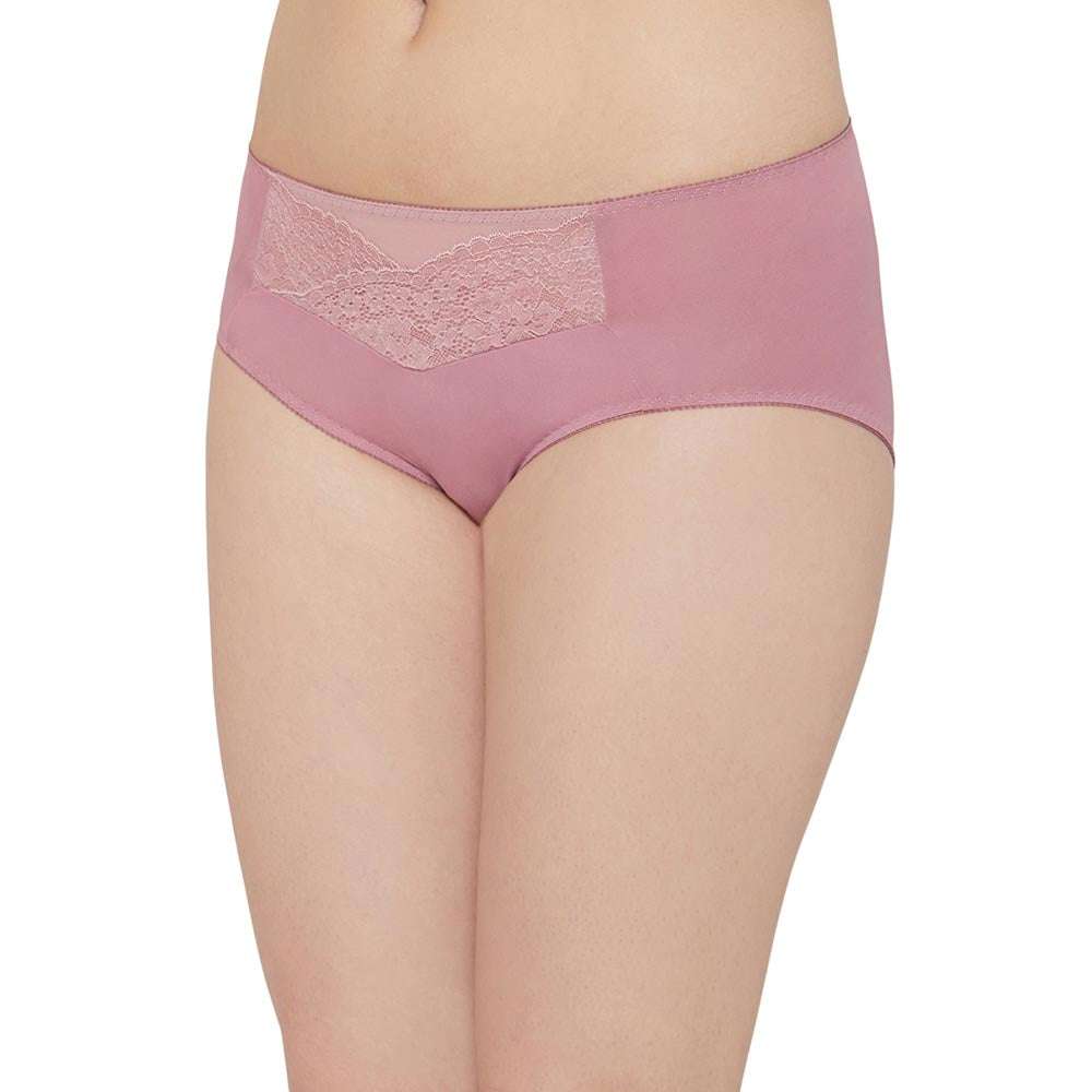 Moselle Mid Waist Medium Coverage Everyday Wear Midi Panty - Purple
