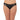 Zephyr Low Waist Medium Coverage Bridal Wear  Bikini Panty - Black