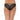 Zephyr Low Waist Medium Coverage Bridal Wear  Bikini Panty - Black