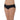 Franca  Mid Waist Medium Coverage Everyday Wear Seamless Bikini Panty - Black
