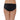 Franca  Mid Waist Medium Coverage Everyday Wear Seamless Bikini Panty - Black