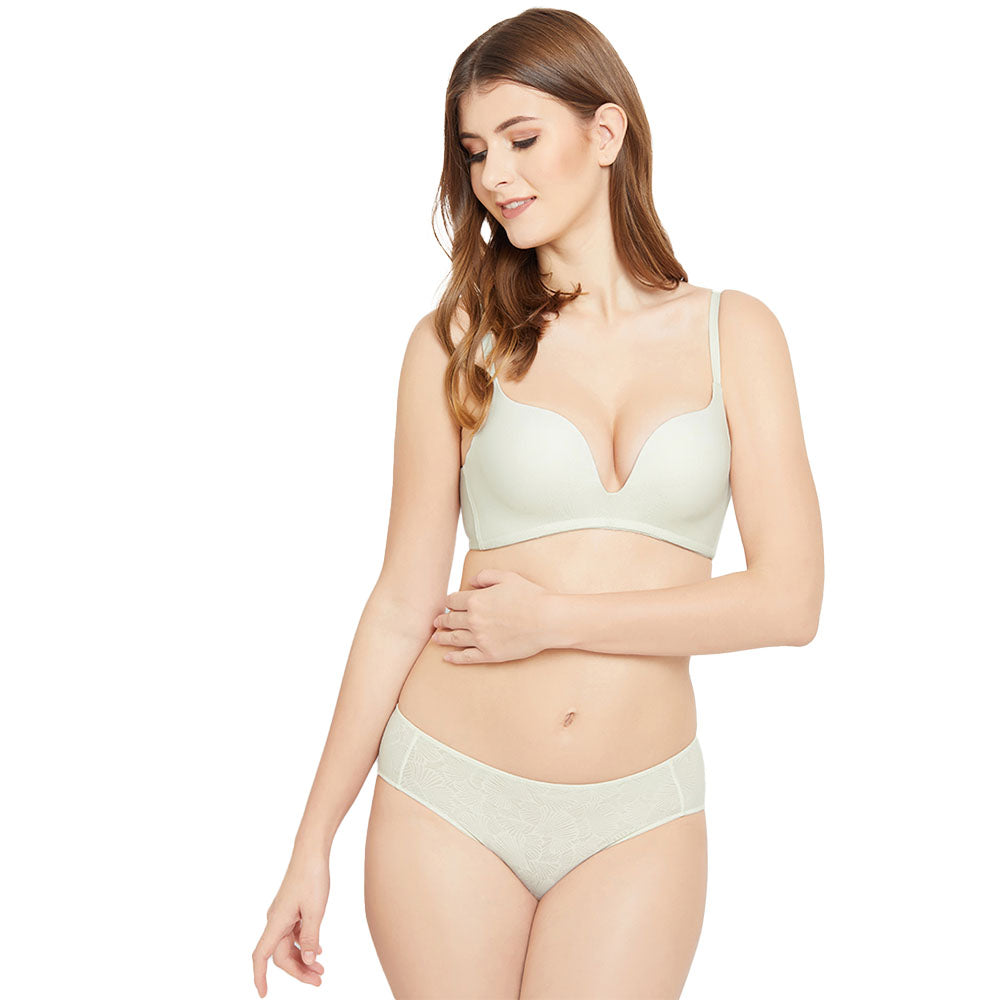 Ecozen Low Waist Medium Coverage Everyday Wear Bikini Panty - Light Yellow