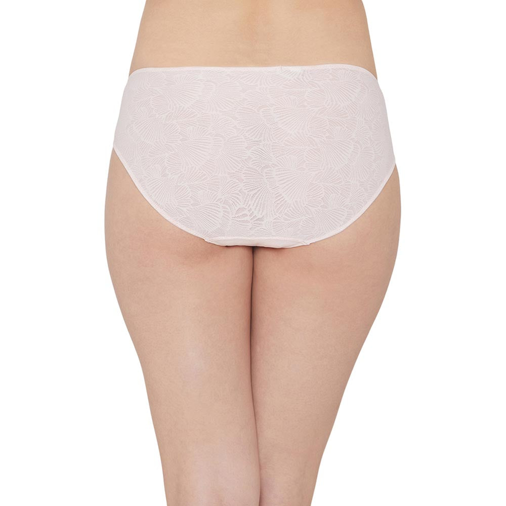 Ecozen Low Waist Medium Coverage Everyday Wear Bikini Panty - Light Pink