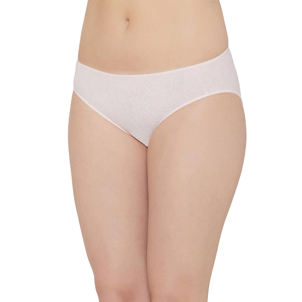 Ecozen Low Waist Medium Coverage Everyday Wear Bikini Panty - Light Pink