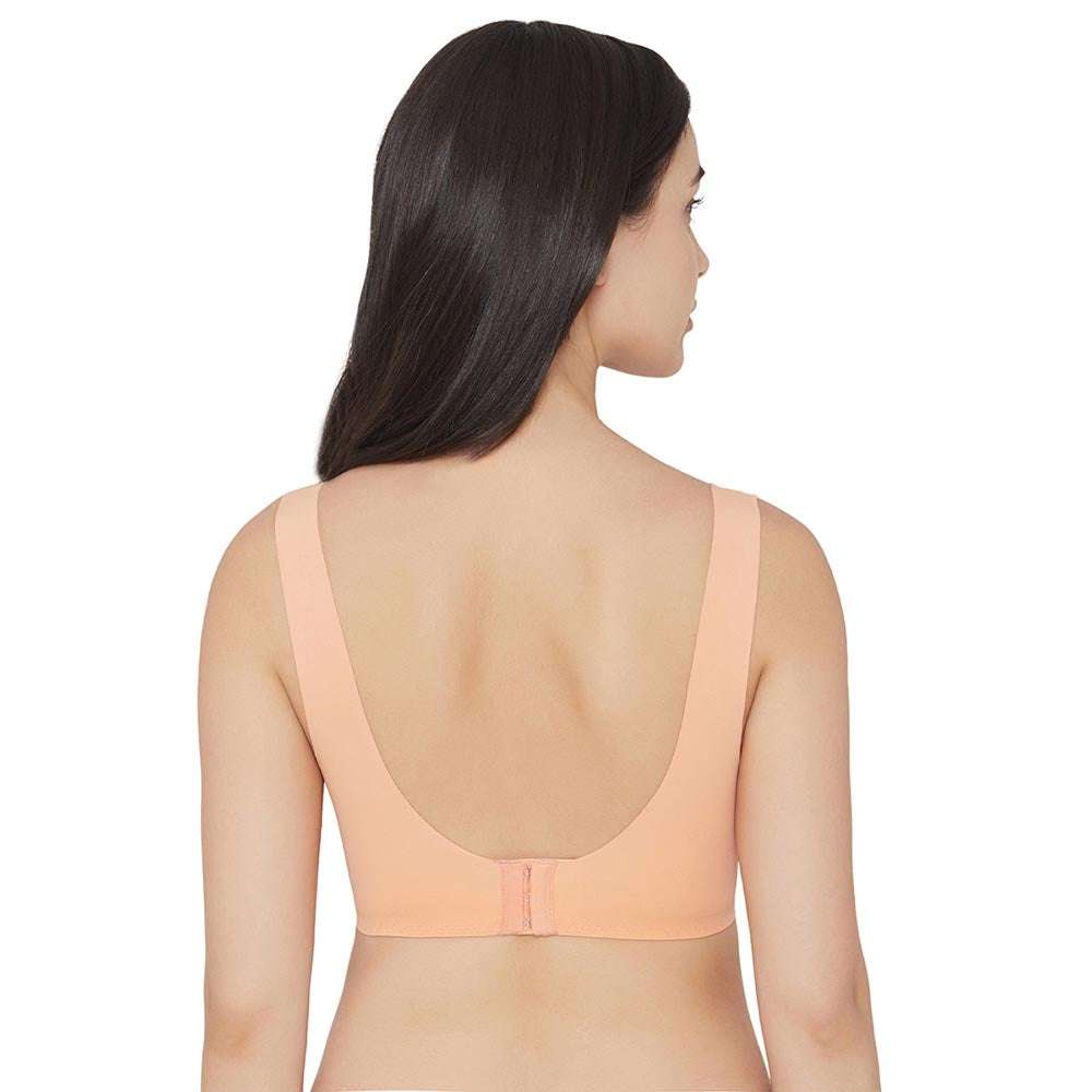Aura Padded Non-wired 3/4th Cup Everyday Wear Full coverage Bra - Orange