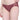 Lucy Low Waist Medium Coverage Bridal Wear Lace Bikini Panty - Burgandy
