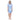 Wacoal Women’s Snooze Club Short sleeve Calf Length Comfort Fit Pure Cotton Night Dress-Blue