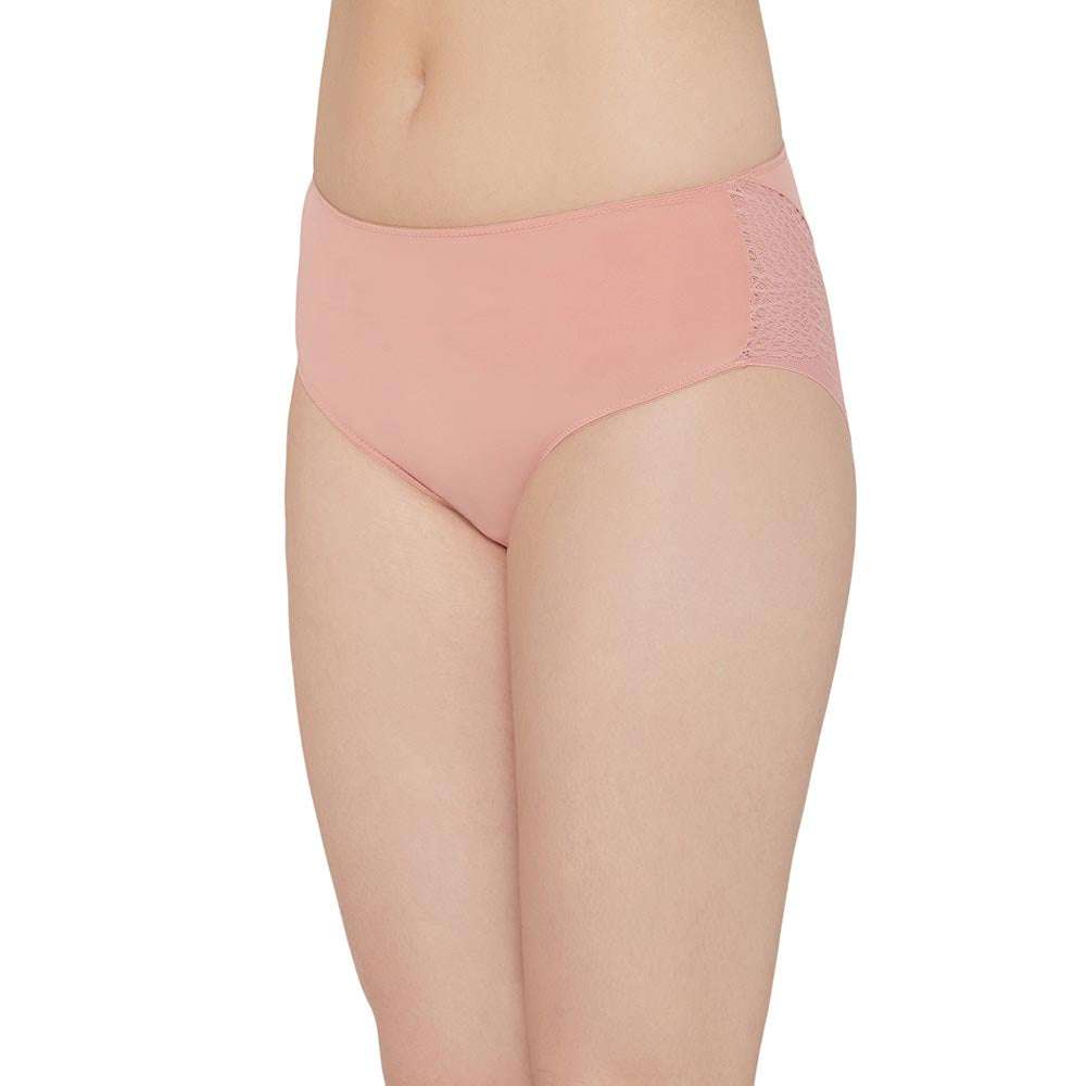 Forma Mid Waist Medium Coverage Everyday Wear Hipster Panty - Pink