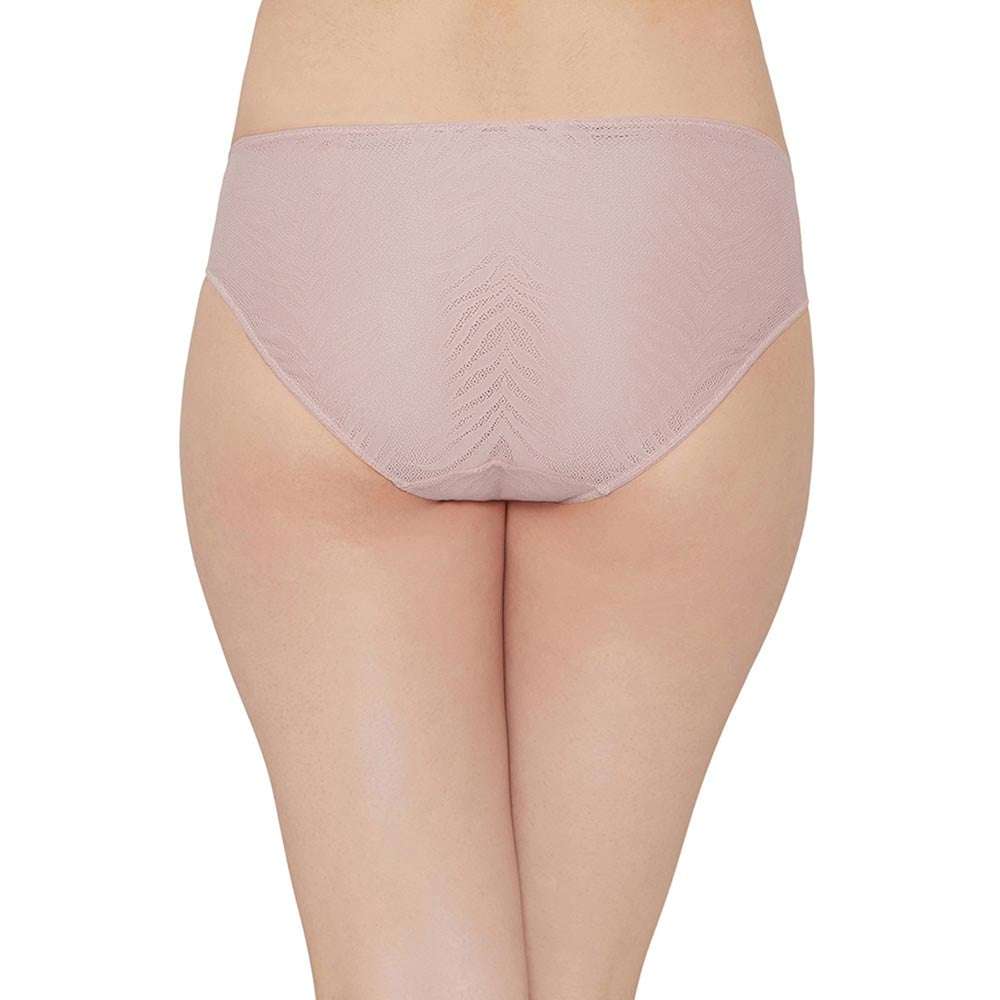 Mysa Mid Waist Medium Coverage Everyday Wear Hipster Panty - Beige