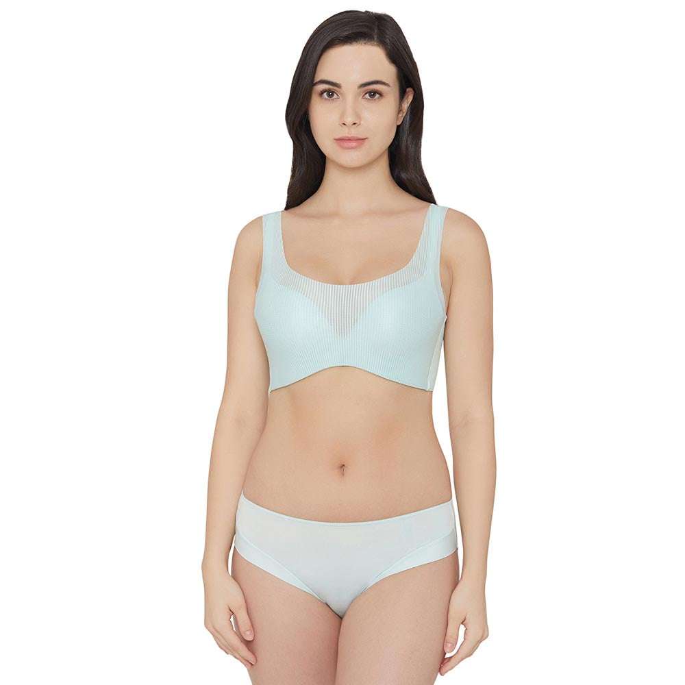 Aura Low Waist Medium Coverage Everyday Wear Hipster Panty - Mint Green