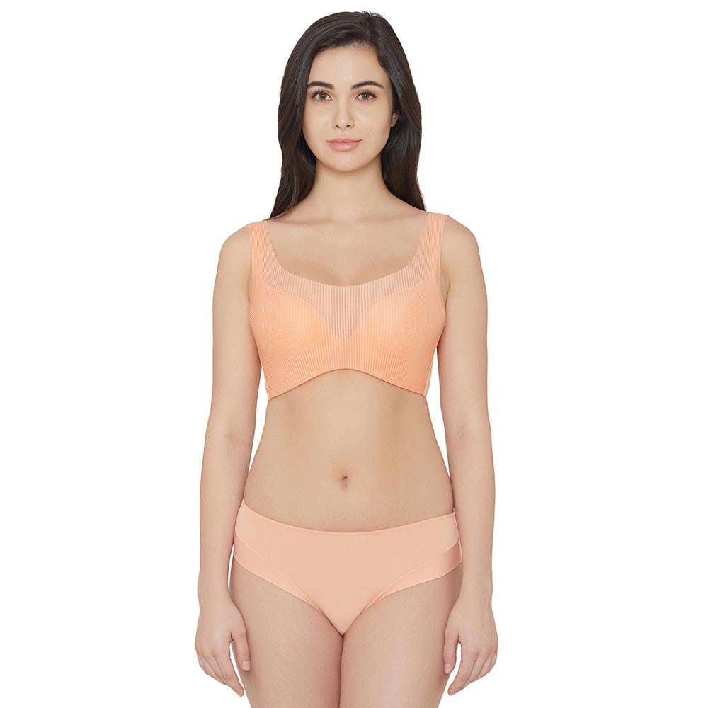 Aura Low Waist Medium Coverage Everyday Wear Hipster Panty - Orange