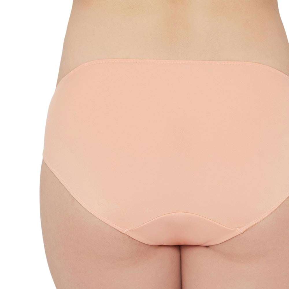 Aura Low Waist Medium Coverage Everyday Wear Hipster Panty - Orange