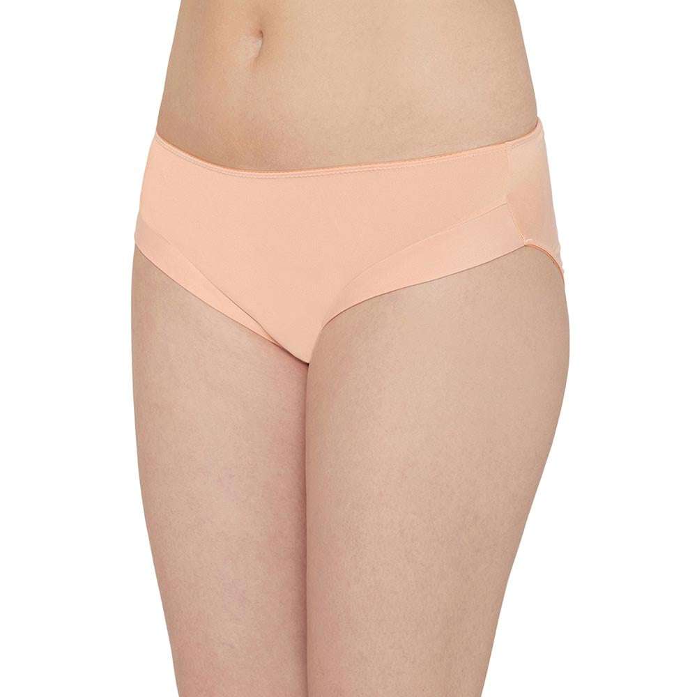 Aura Low Waist Medium Coverage Everyday Wear Hipster Panty - Orange