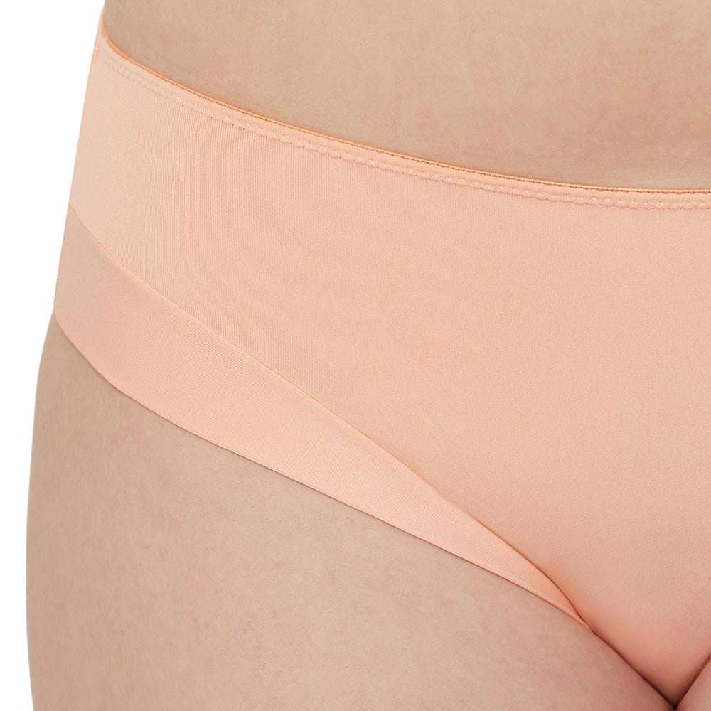 Aura Low Waist Medium Coverage Everyday Wear Hipster Panty - Orange