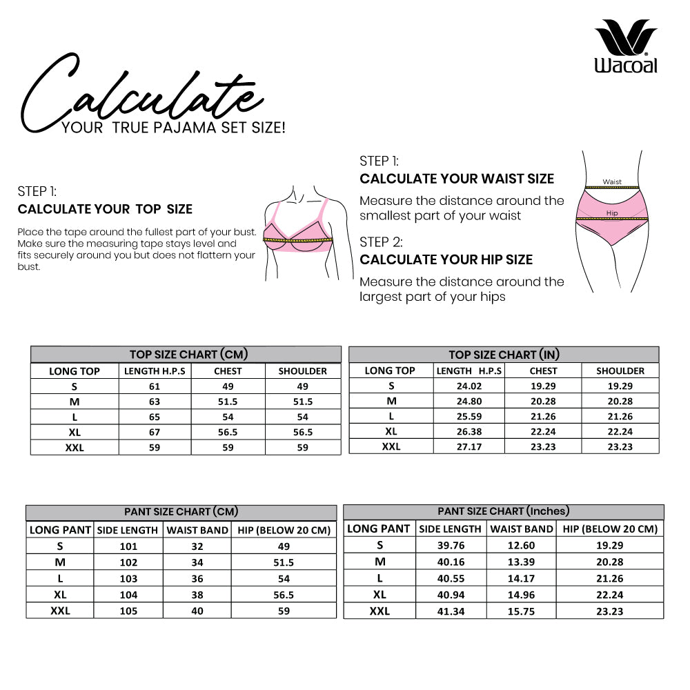 Wacoal Women’s Snooze Club Short sleeve Full Length Comfort Fit Pure Cotton Pajama Set- Lavender