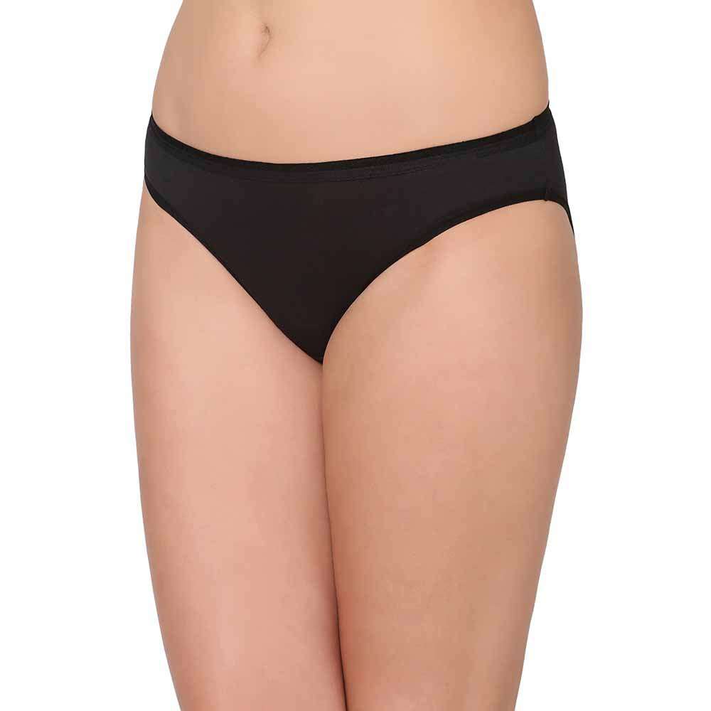 Cotton Low Waist Medium Coverage Everyday Wear Pack of 3  Bikini Panty