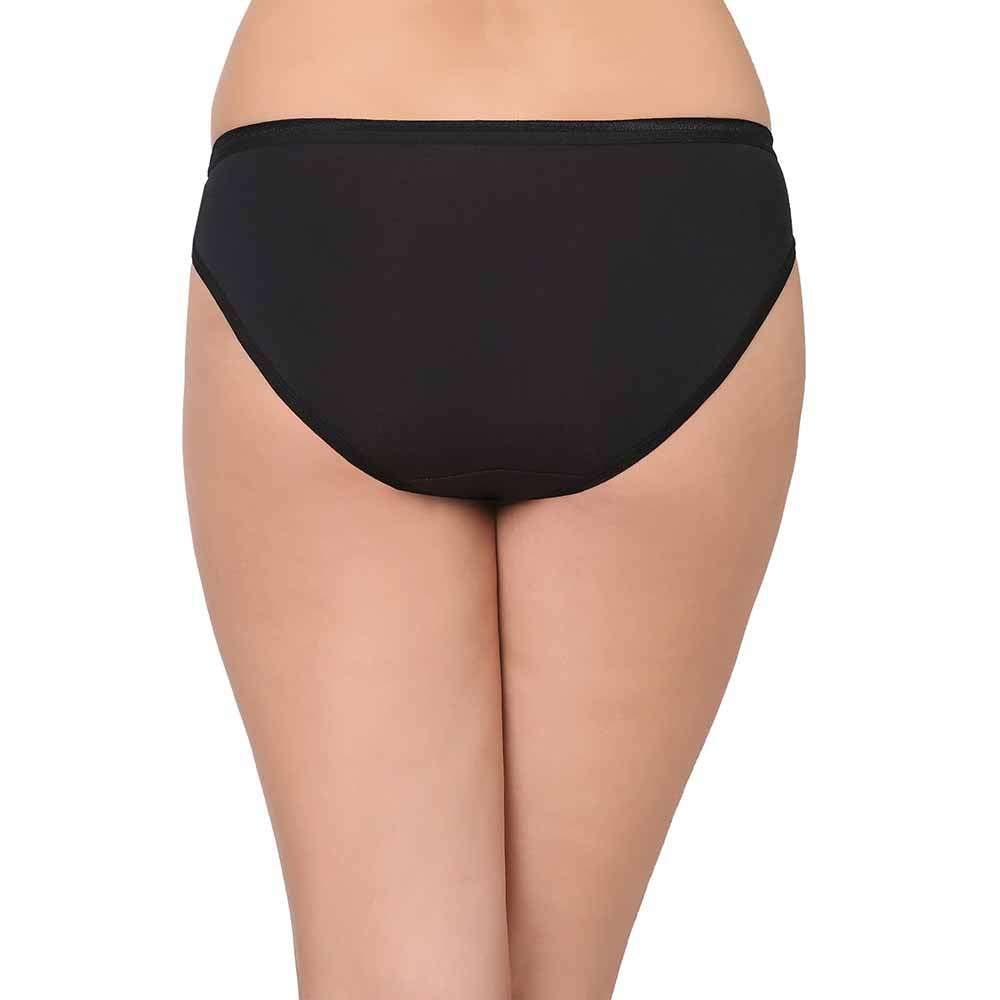 Cotton Low Waist Medium Coverage Everyday Wear Pack of 3  Bikini Panty