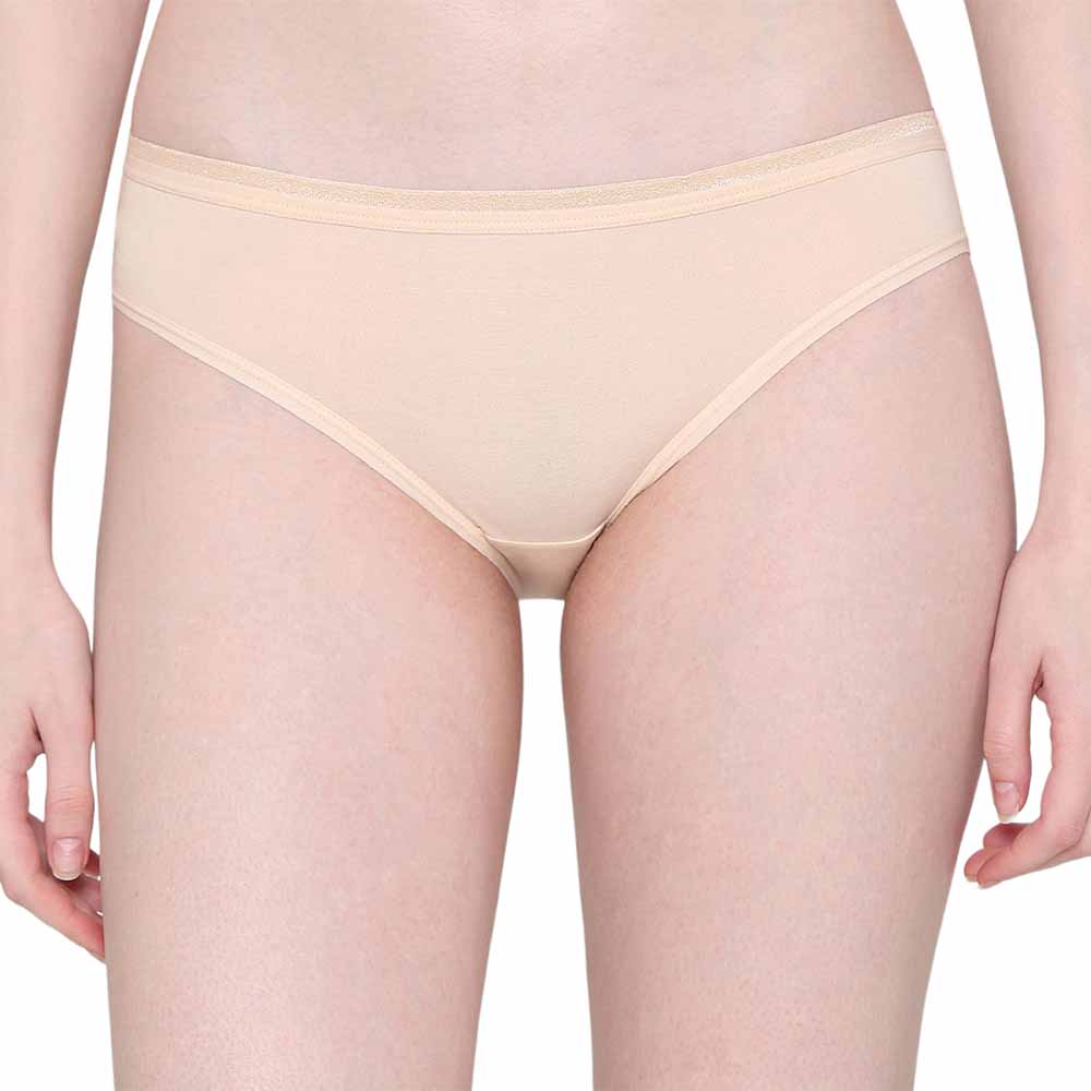 Cotton Low Waist Medium Coverage Everyday Wear Pack of 3  Bikini Panty