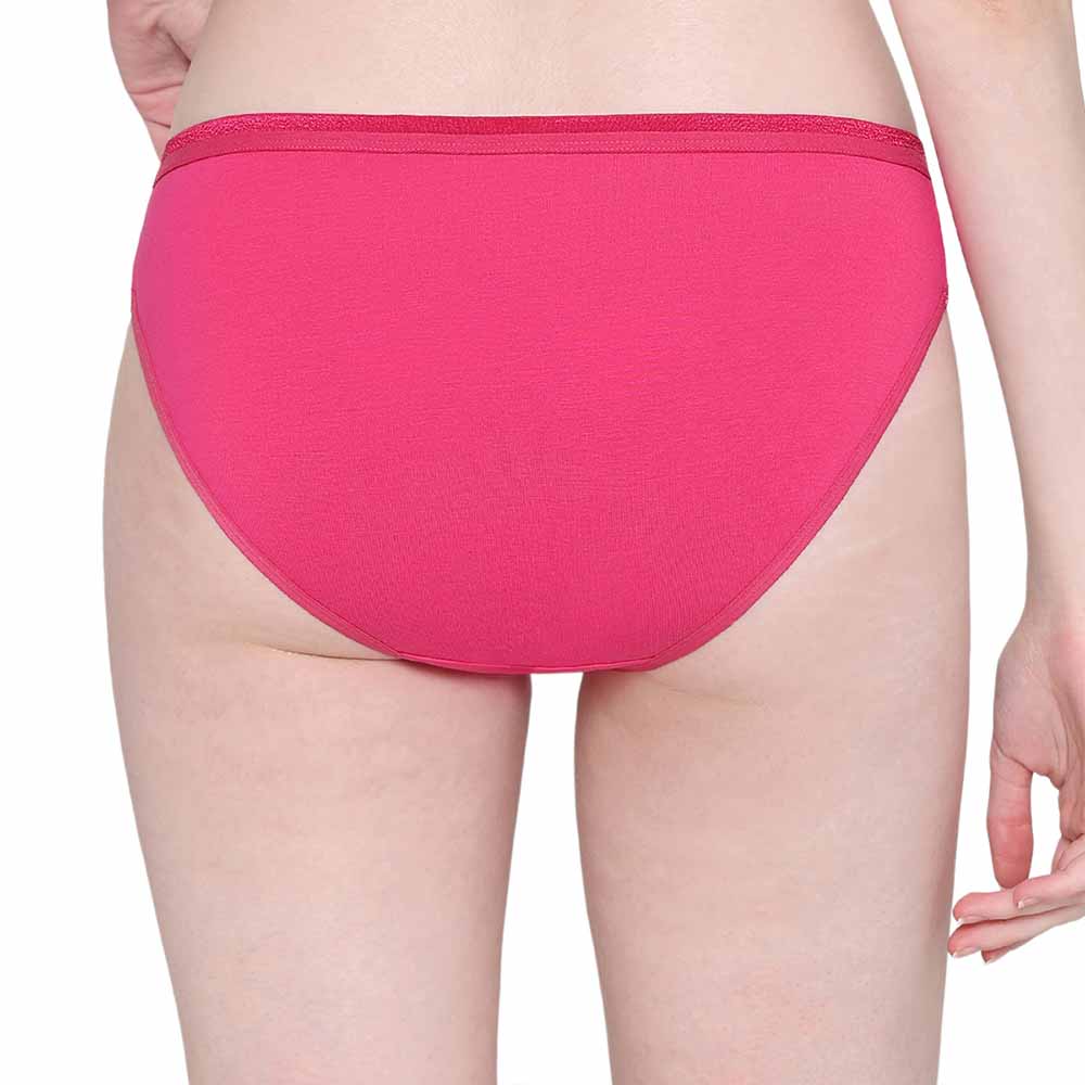 Cotton Low Waist Medium Coverage Everyday Wear Pack of 3  Bikini Panty