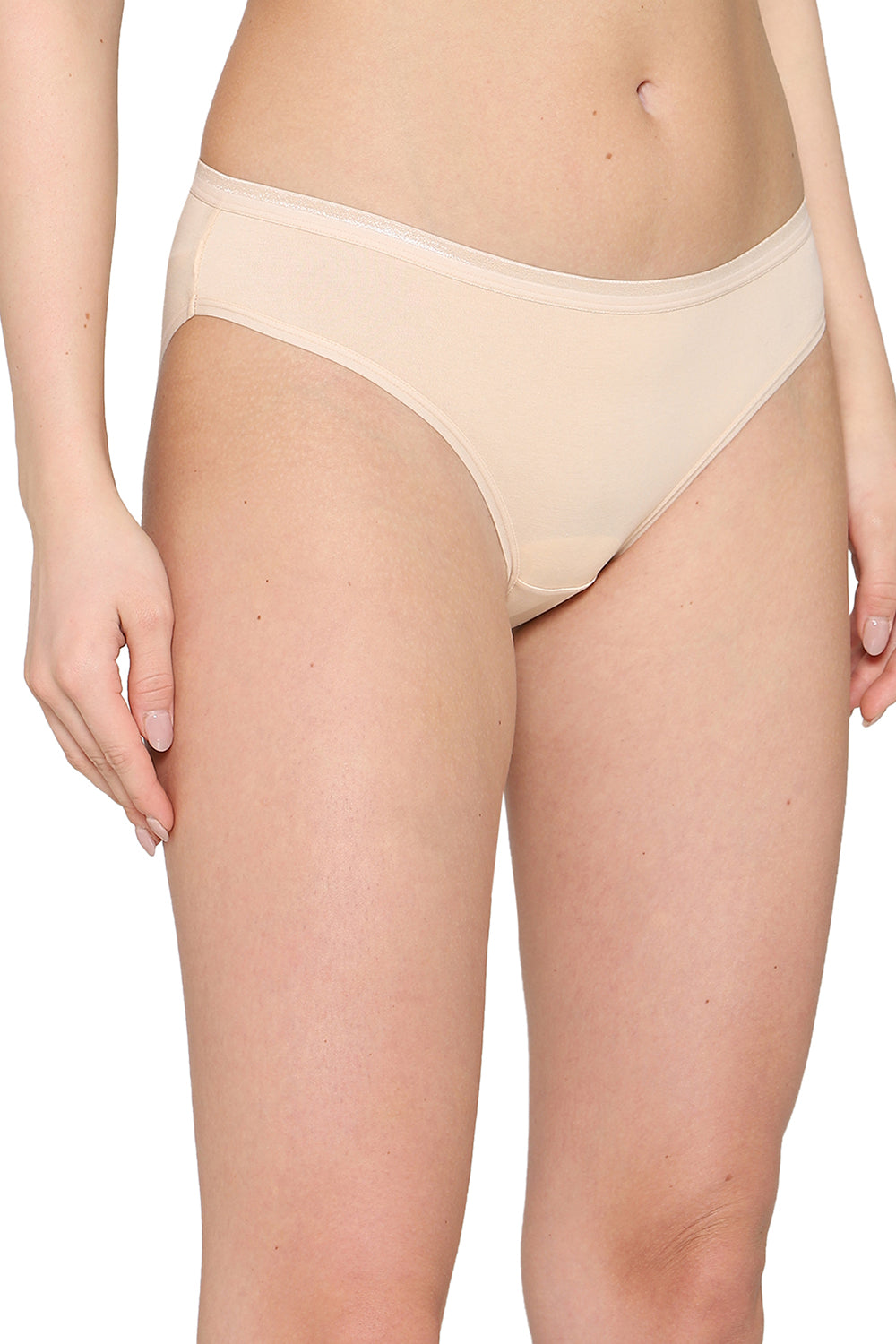Cotton Low Waist Medium Coverage Everyday Wear Pack of 3 Bikini Panty