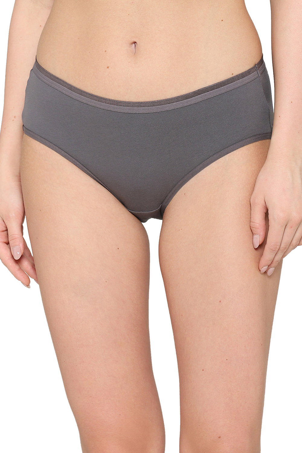 Cotton Mid Waist Medium Coverage Everyday Wear Pack of 3 Hipster Panty