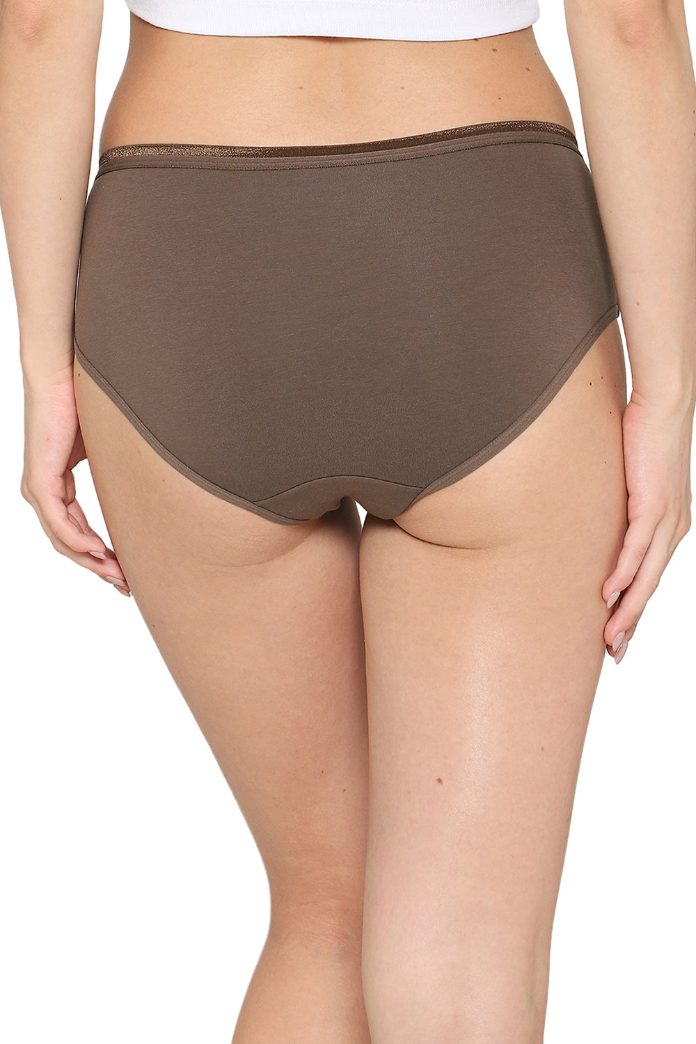 Cotton Mid Waist Medium Coverage Everyday Wear Pack of 3 Hipster Panty