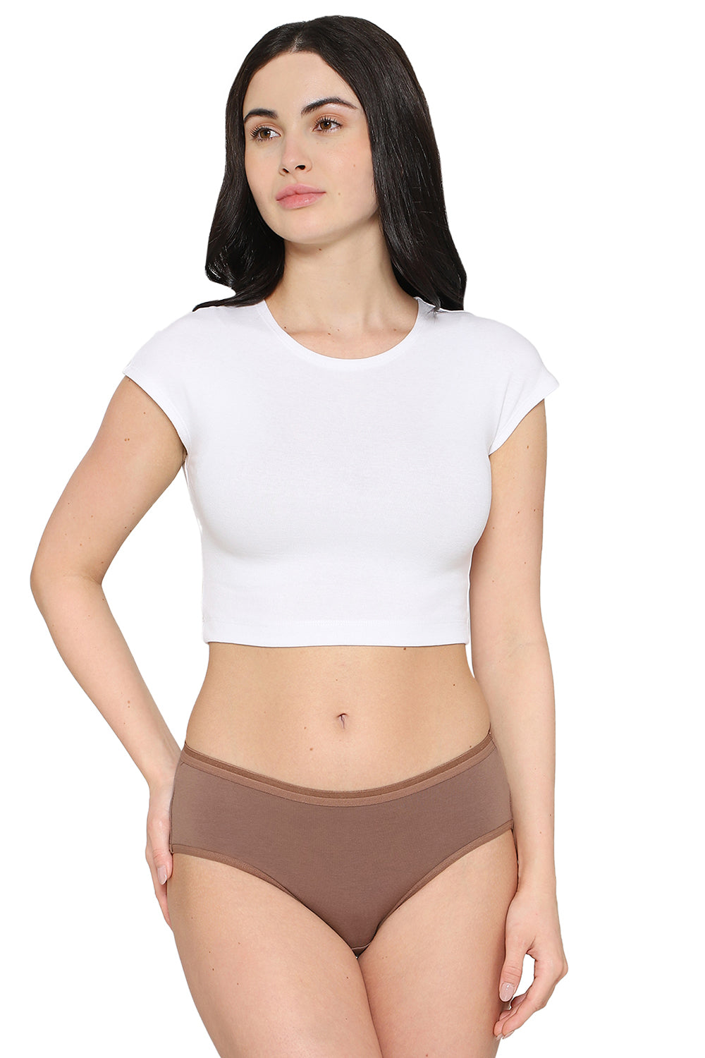 Cotton Mid Waist Medium Coverage Everyday Wear Pack of 3 Hipster Panty