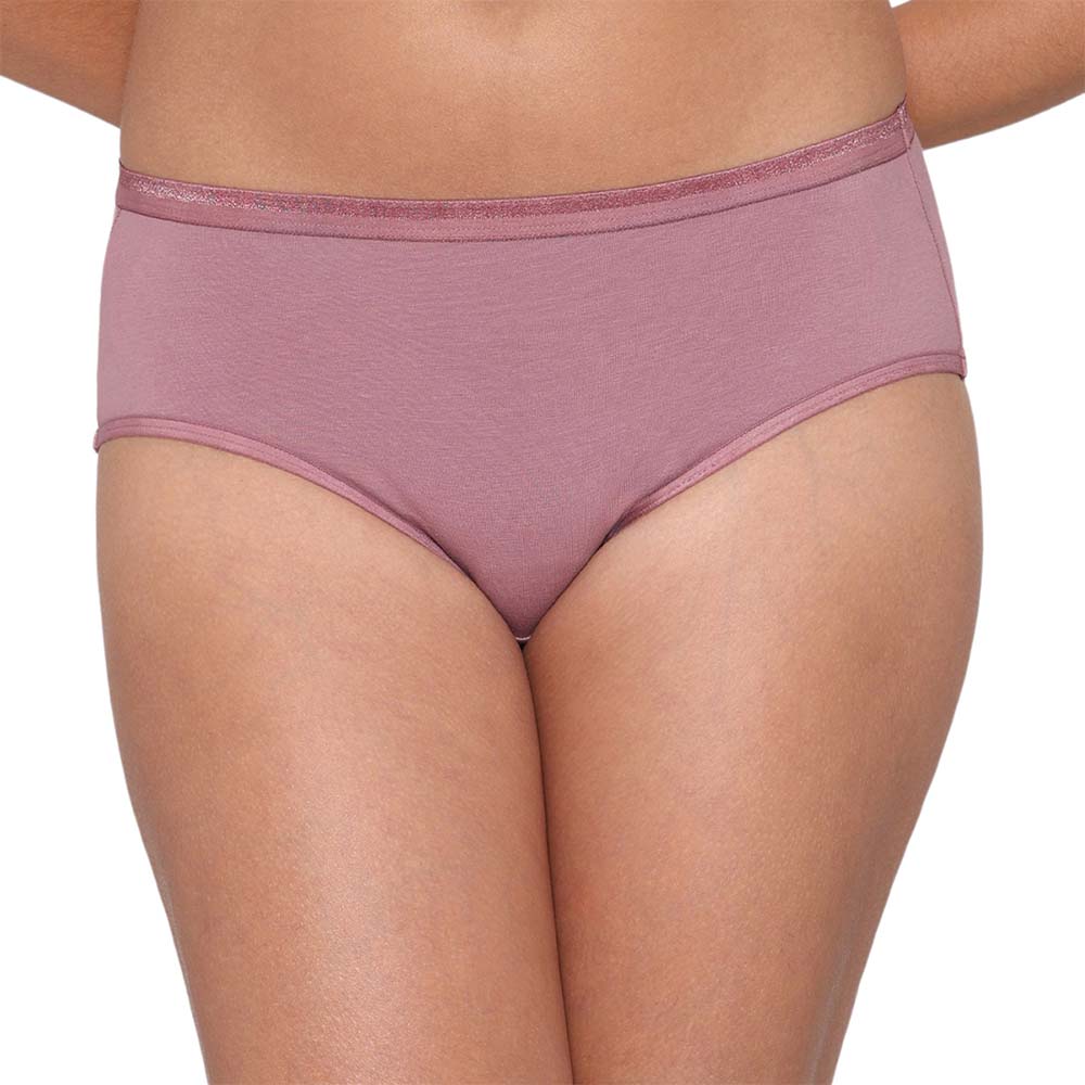 Cotton Mid Waist Medium Coverage Everyday Wear Pack of 3  Hipster Panty