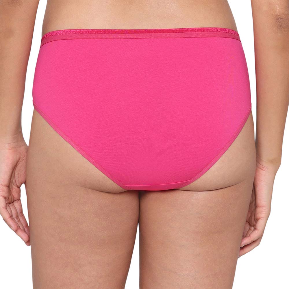 Cotton Mid Waist Medium Coverage Everyday Wear Pack of 3  Hipster Panty