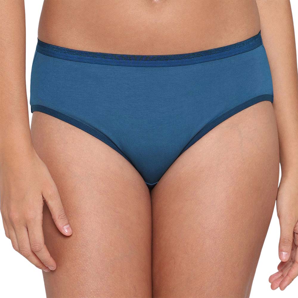 Cotton Mid Waist Medium Coverage Everyday Wear Pack of 3  Hipster Panty