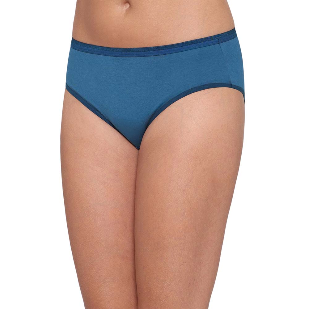 Cotton Mid Waist Medium Coverage Everyday Wear Pack of 3  Hipster Panty