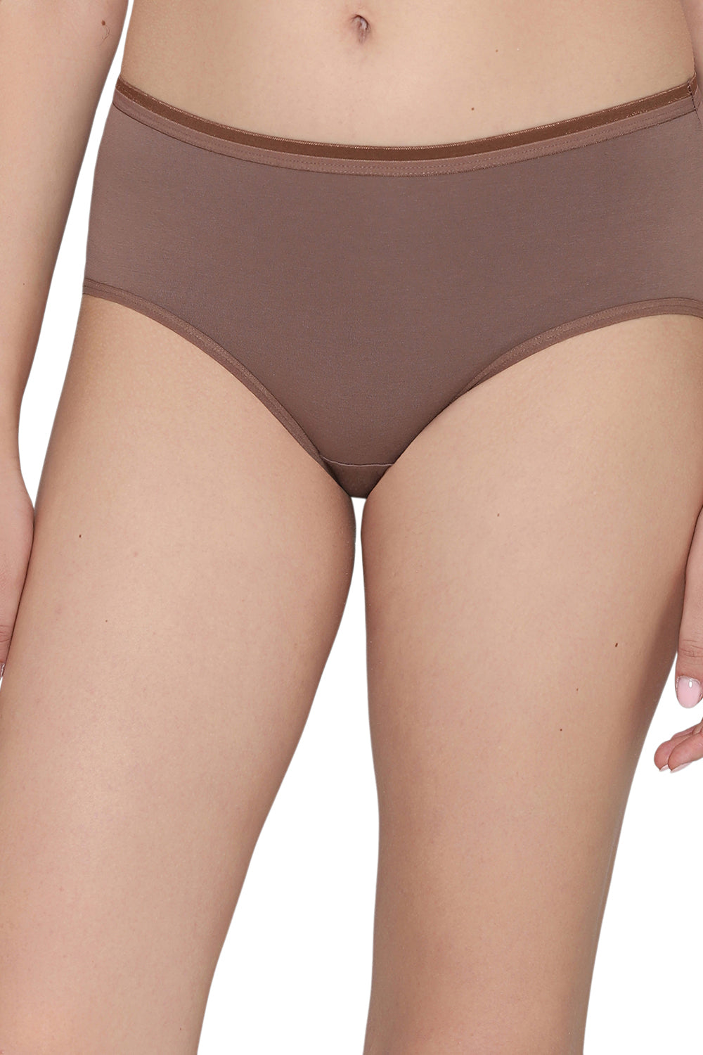 Cotton Mid Waist Medium Coverage Everyday Wear Pack of 3 Midi Panty