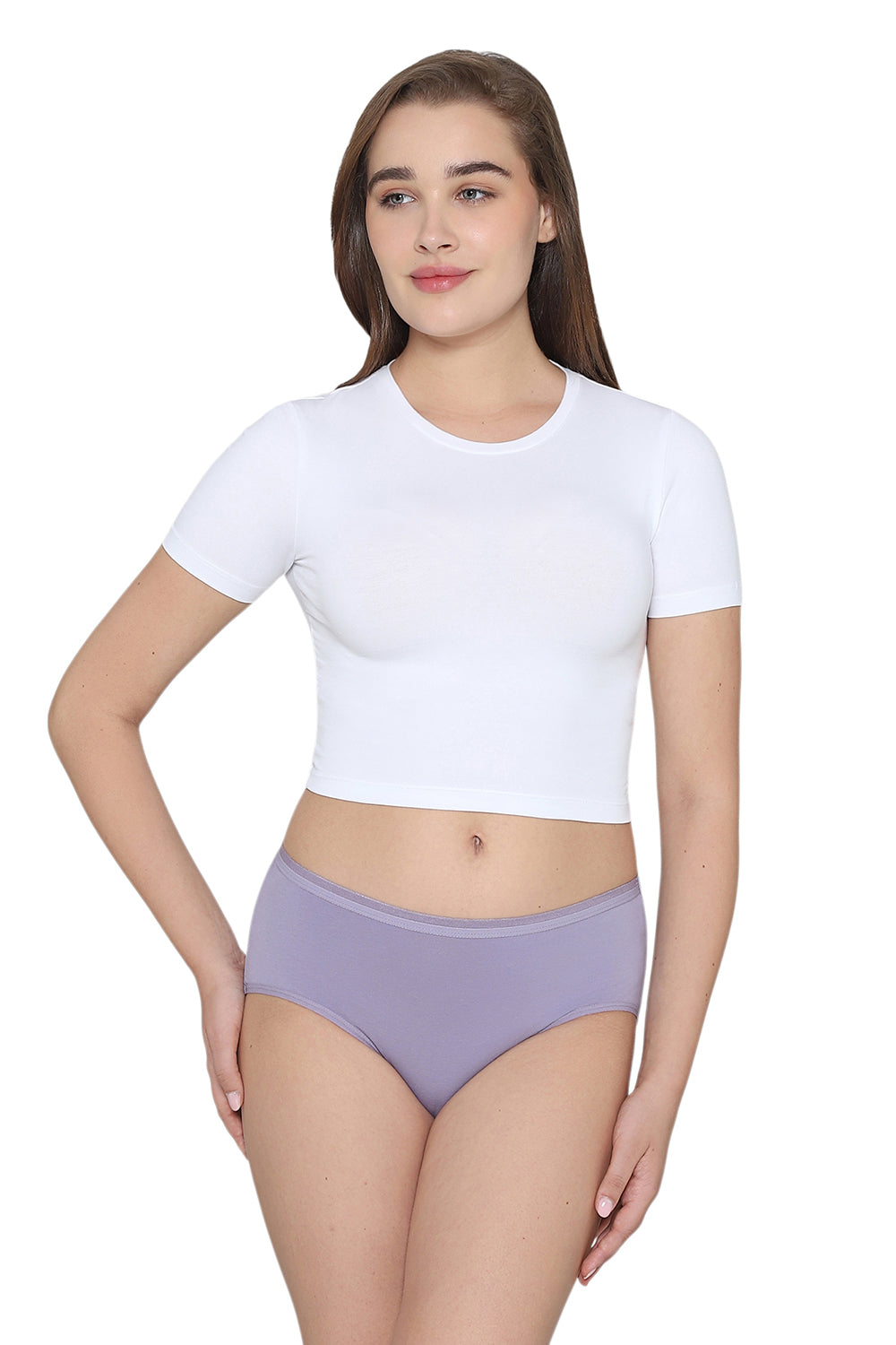 Cotton Mid Waist Medium Coverage Everyday Wear Pack of 3 Midi Panty