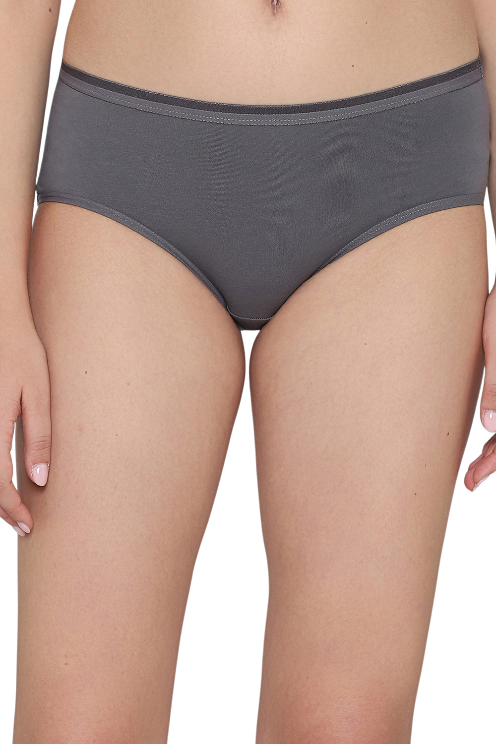 Cotton Mid Waist Medium Coverage Everyday Wear Pack of 3 Midi Panty