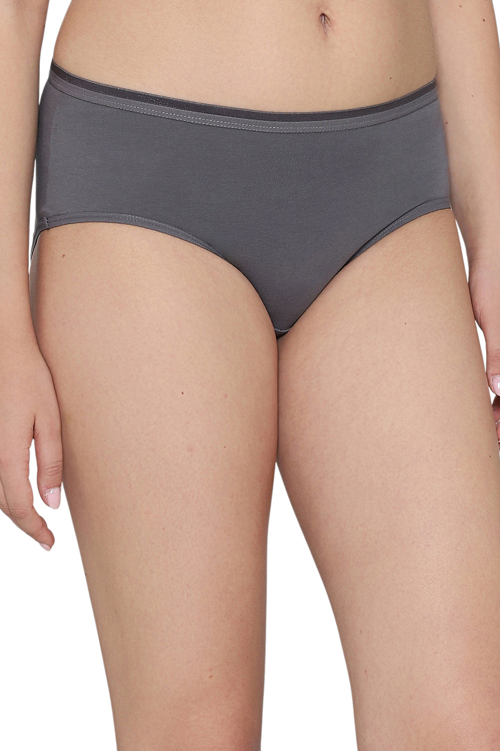 Cotton Mid Waist Medium Coverage Everyday Wear Pack of 3 Midi Panty