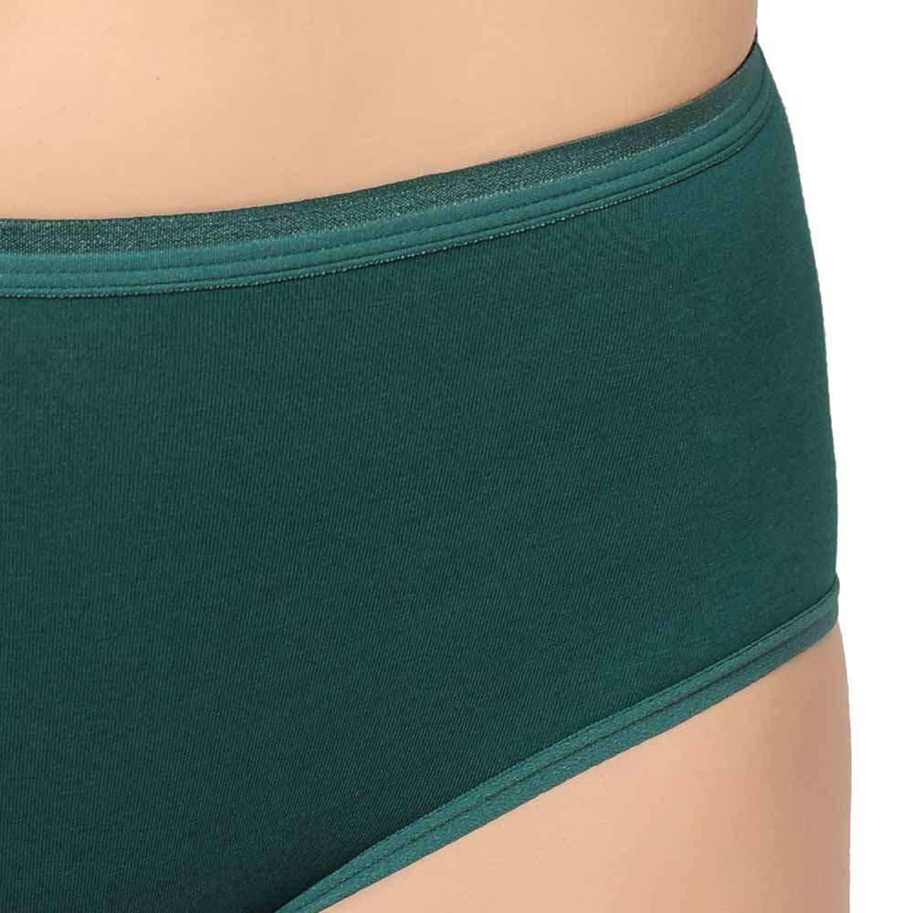 Cotton Mid Waist Medium Coverage Everyday Wear Pack of 3  Midi Panty