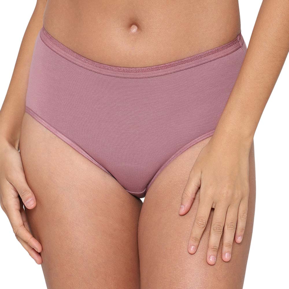 Cotton Mid Waist Medium Coverage Everyday Wear Pack of 3 Midi Panty