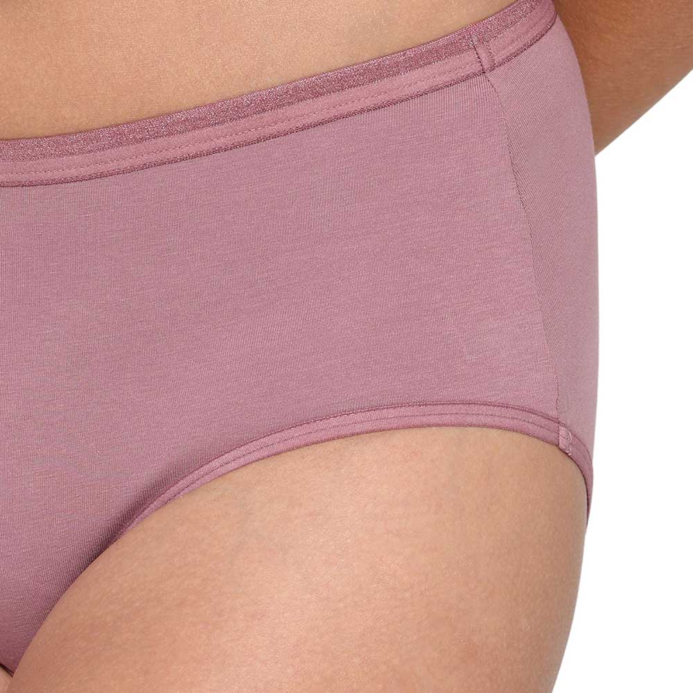Cotton Mid Waist Medium Coverage Everyday Wear Pack of 3 Midi Panty