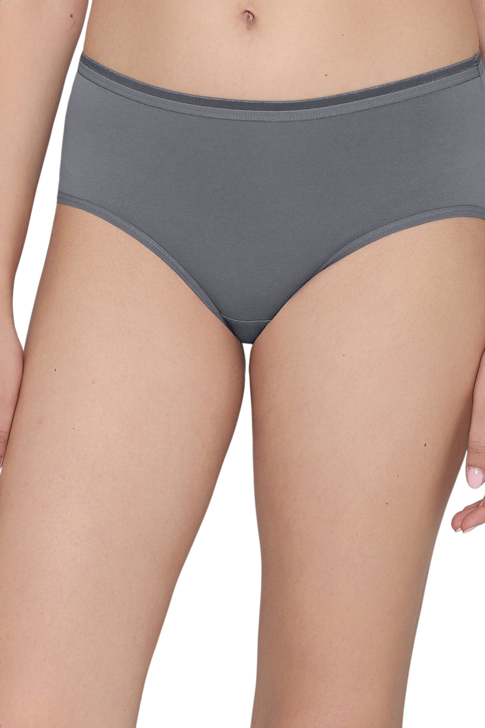 Cotton Mid Waist Medium Coverage Everyday Wear Pack of 3 Midi Panty