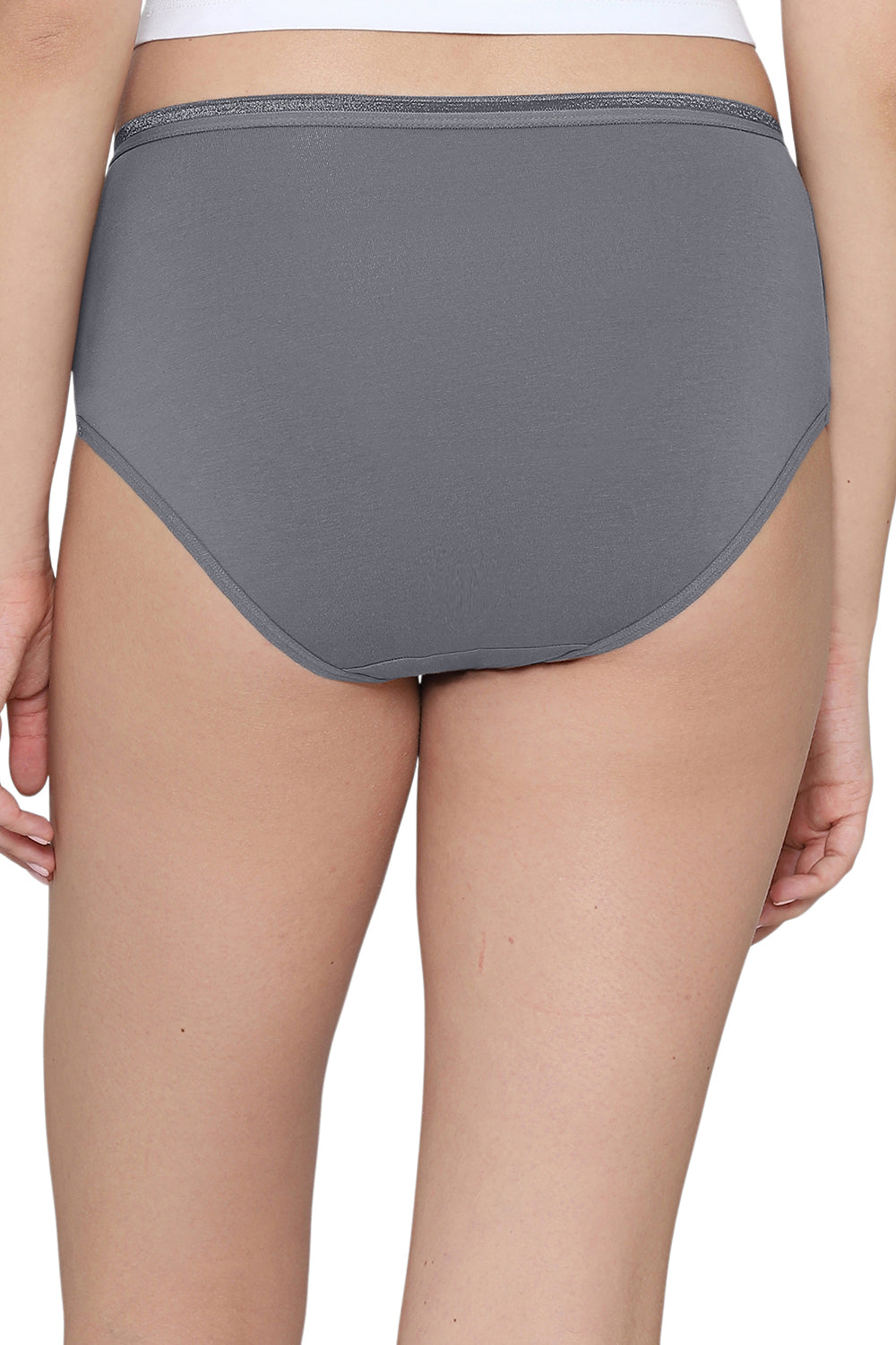 Cotton Mid Waist Medium Coverage Everyday Wear Pack of 3 Midi Panty