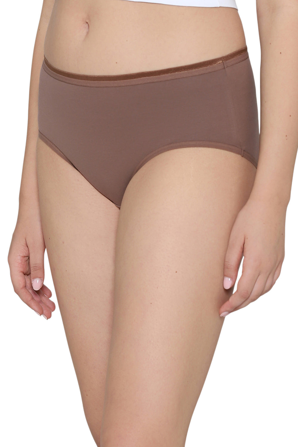 Cotton Mid Waist Medium Coverage Everyday Wear Pack of 3 Midi Panty