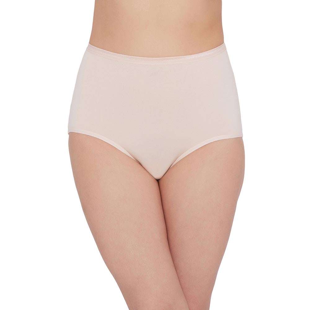 Cotton High Waist Full Coverage Everyday Wear Pack of 3  Full Brief Maxi Panty
